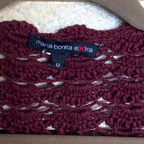 Cropped Crochet Bolero Top - Picture 3 of 6